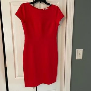 Womens studio one red midi dress size 4